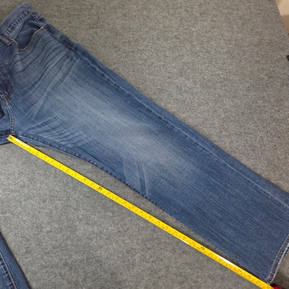 Lucky Brand 181 Relaxed Straight Mens Blue Denim Jeans 38x32 Medium Wash - Picture 6 of 8